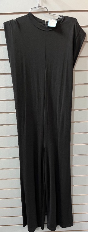 Jumpsuit chic long sans manche col rond
