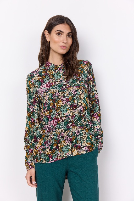BLOUSE M.L. MOTIF FLEURS