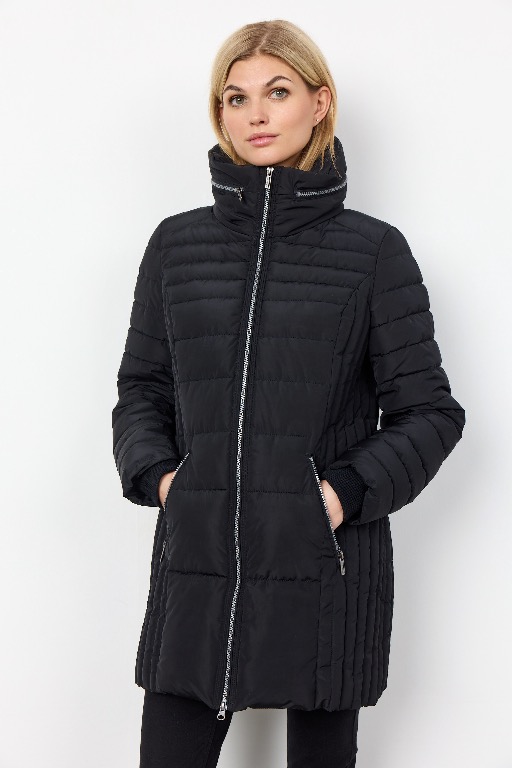 MANTEAU SPORT/CHIC MI-LONG CAPUCHON