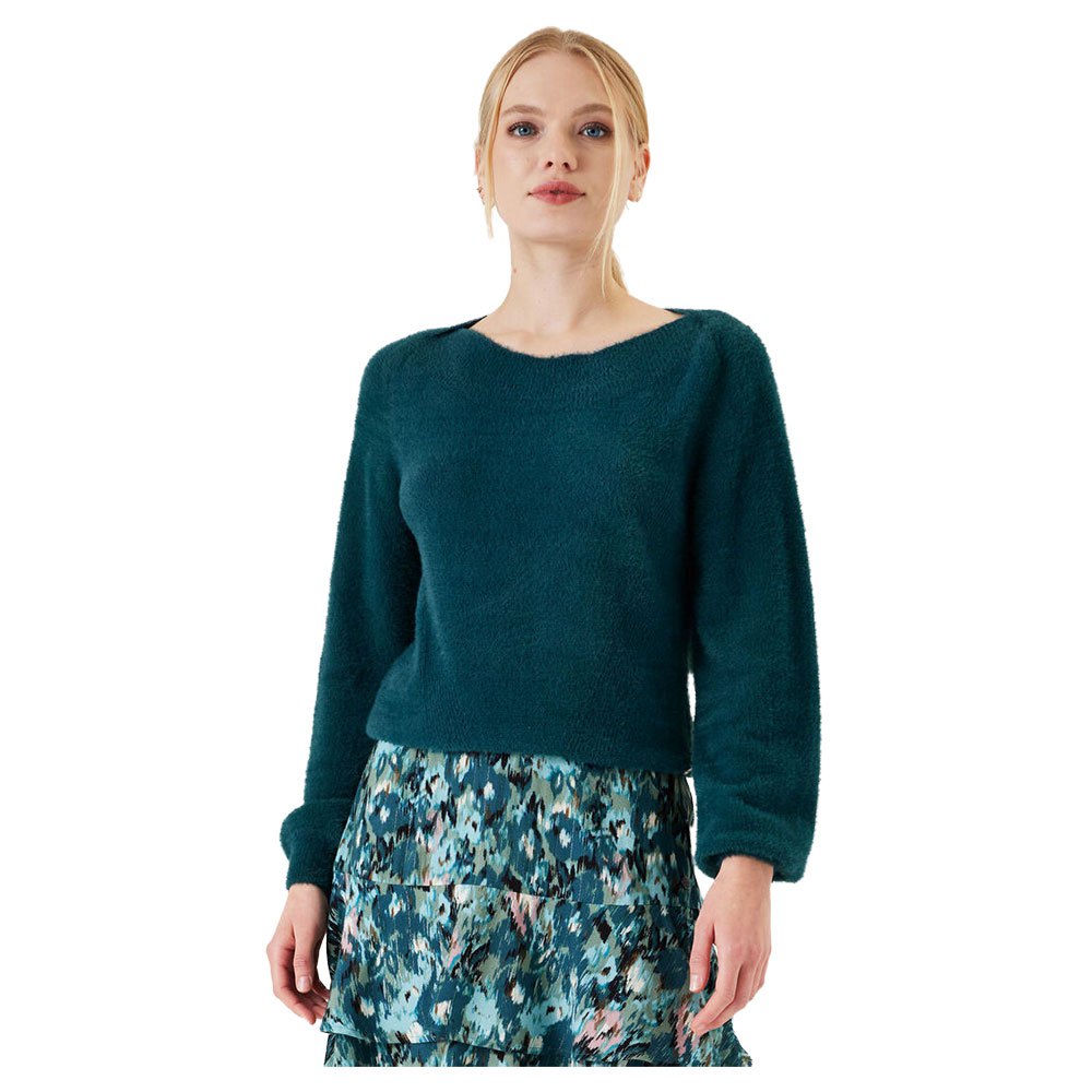 Chandail tricot col baveaux doux