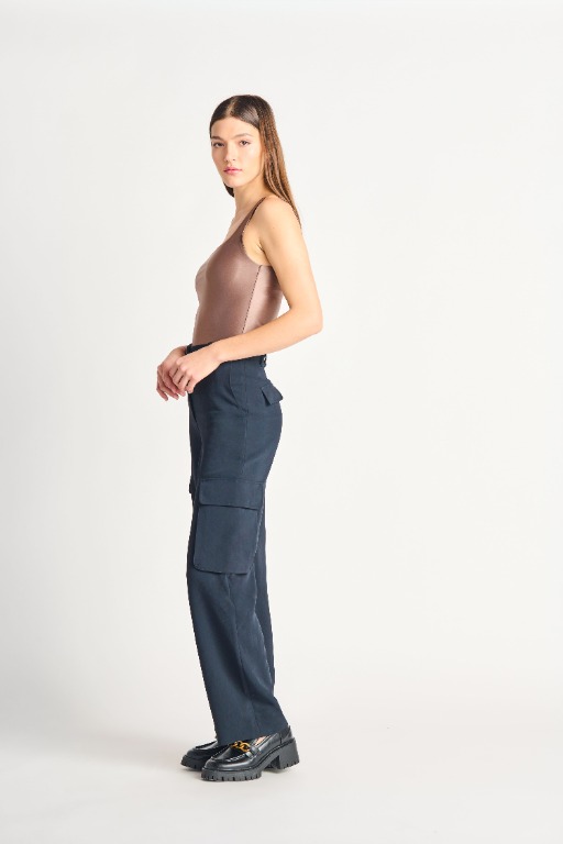 Pantalon cargo chic 