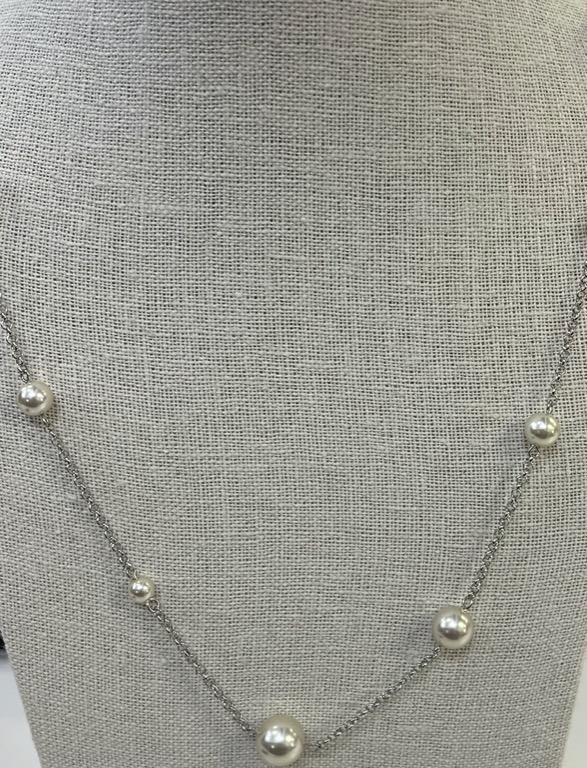 Collier long perle 