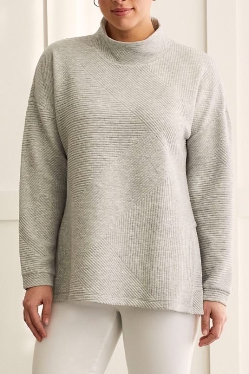 CHANDAIL COTON TEXTURÉ FENDU