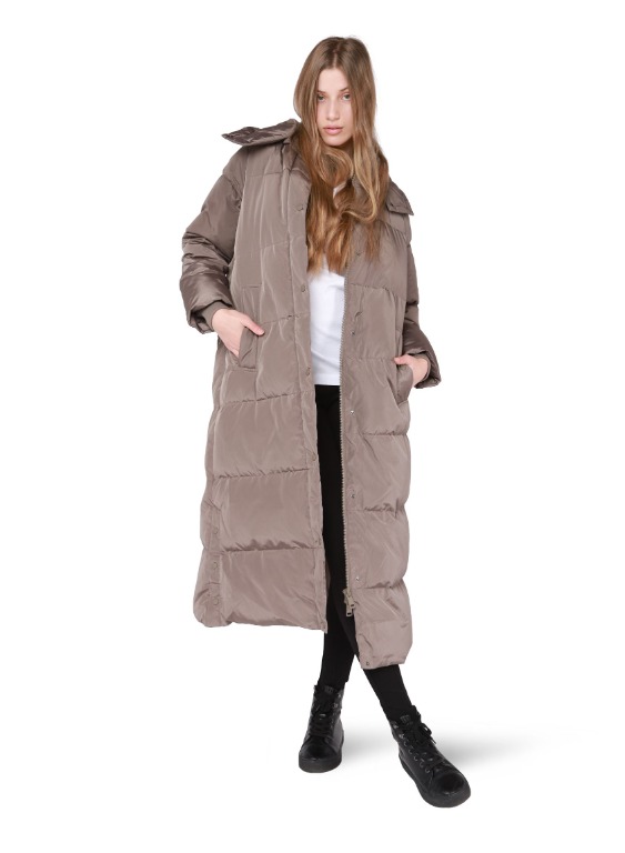 Manteau chic long chaud