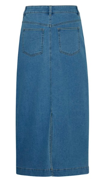 Jupe longue en jeans 