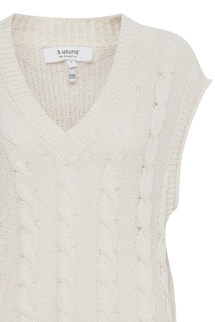 Débardeur tricot col en v