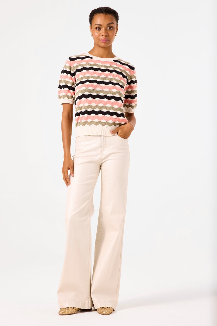 Chandail tricot rayure