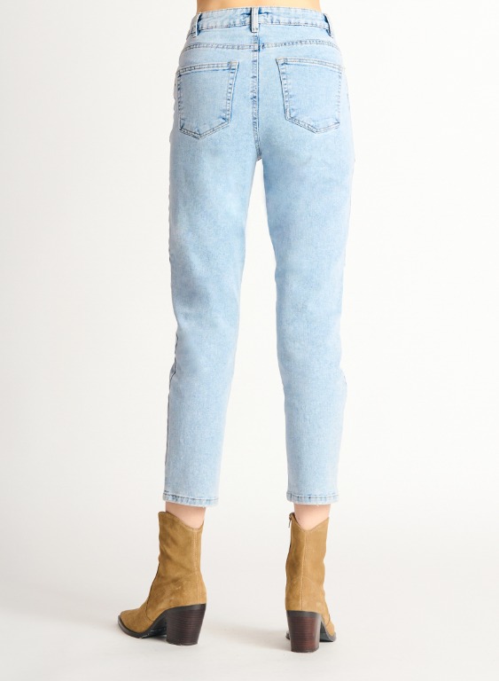 Jeans zoé taille haute jambe droite