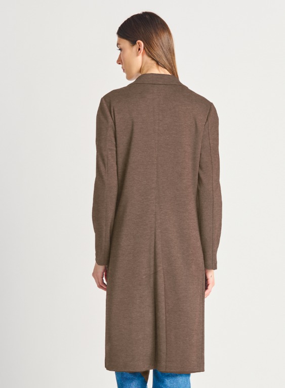 Cardigan veston long