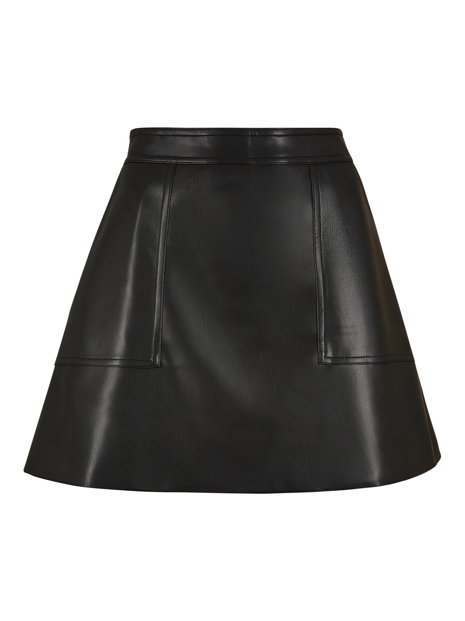 Mini jupe simili-cuir - X112098 - Apricot