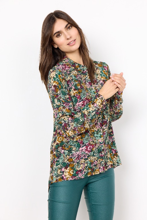 BLOUSE M.L. MOTIF FLEURS