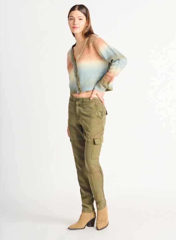 Cardigan tricot dégradé