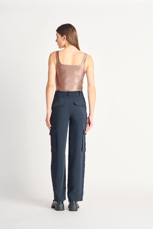 Pantalon cargo chic 