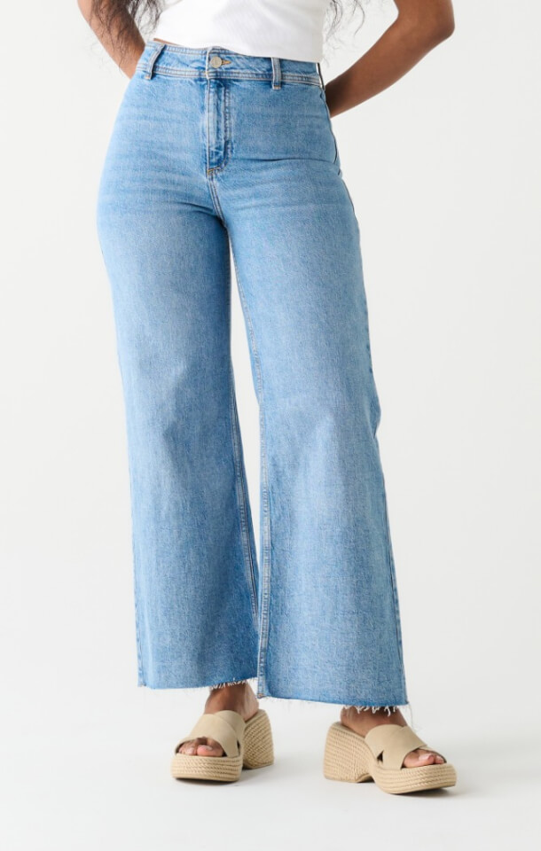 Jeans taille haut jambe large - 2325250 D - Dex