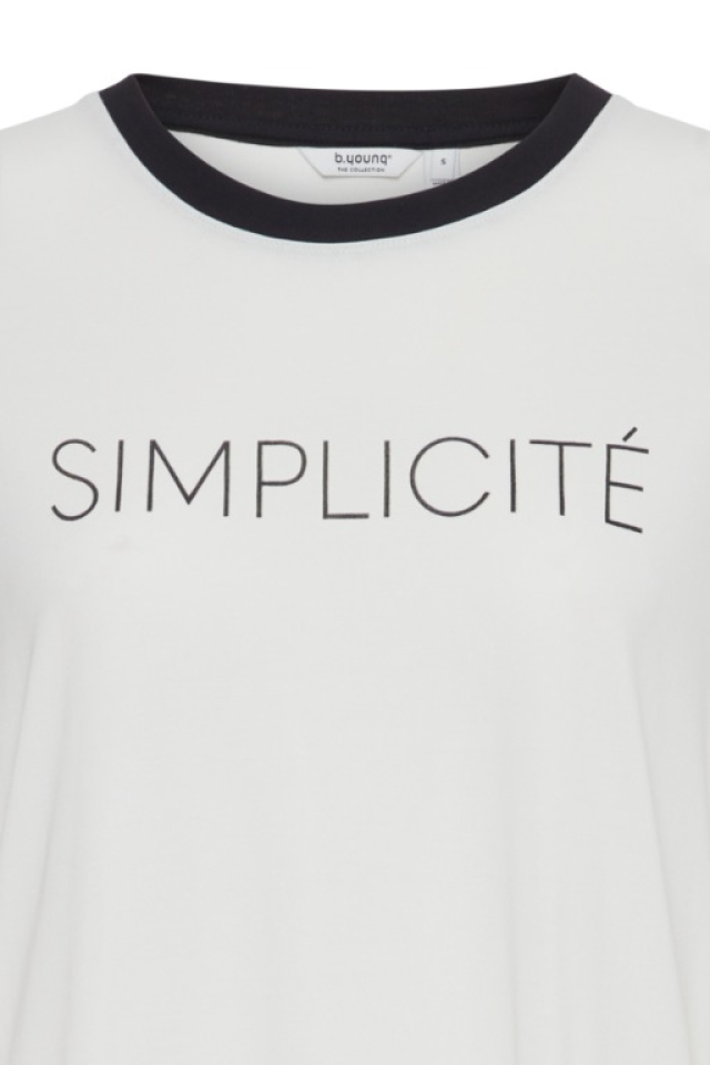 T-shirt simplicité trim encolure