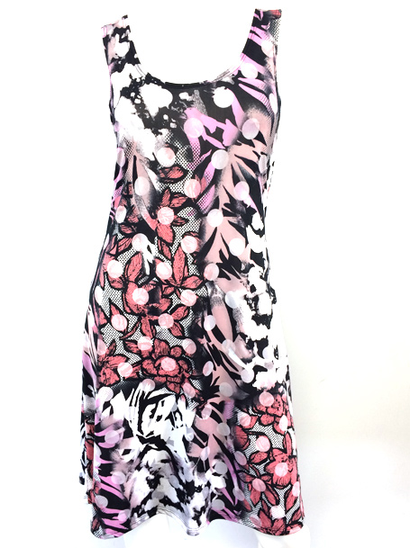 ROBE COURTE MOTIF POLY