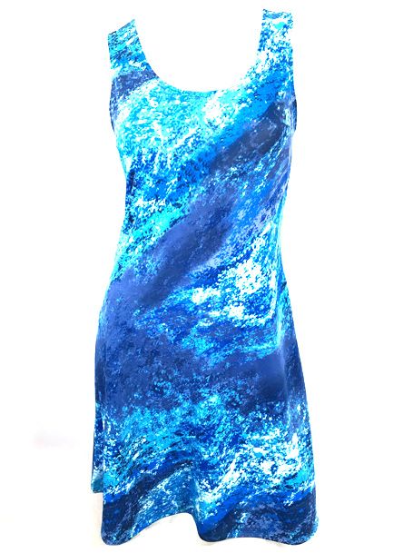 ROBE COURTE MOTIF POLY
