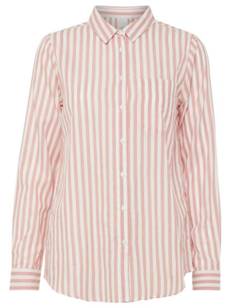 CHEMISE M.L. RAYURES VERTICALES 1 POCHE