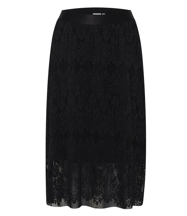 JUPE CHIC MI-LONGUE DENTELLE
