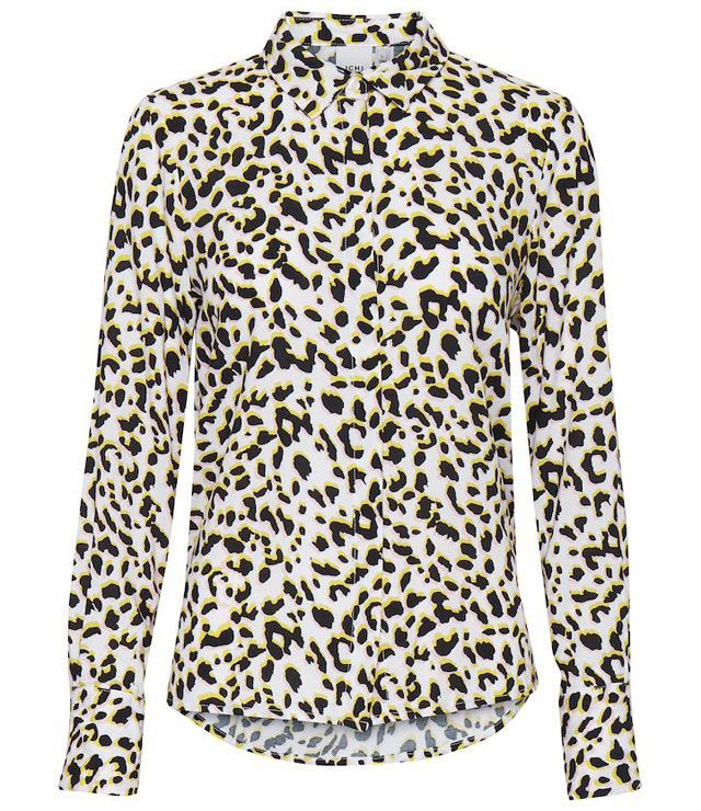 BLOUSE M.L. MOTIF LEOPARD CLASSIQUE
