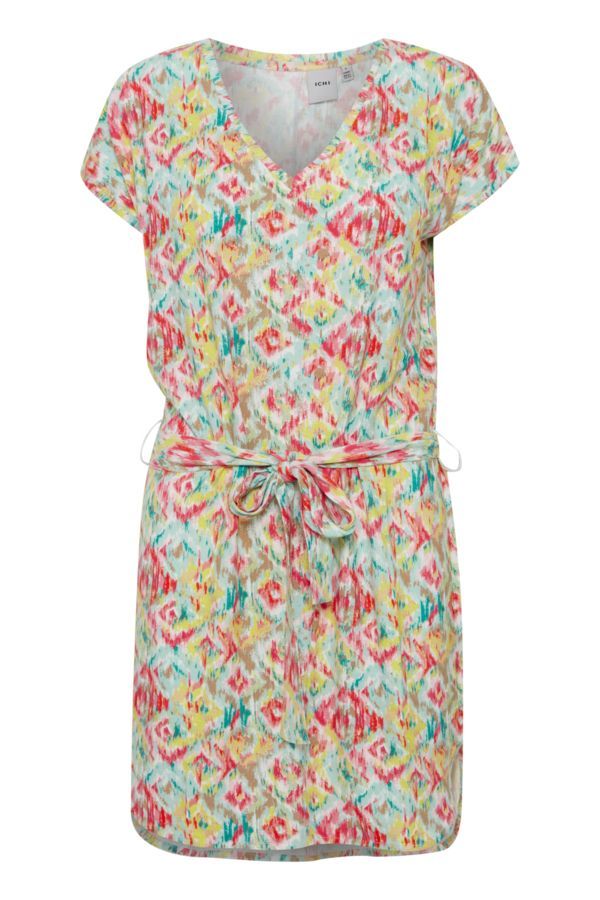 ROBE COURTE SPORT MOTIF CEINTURE