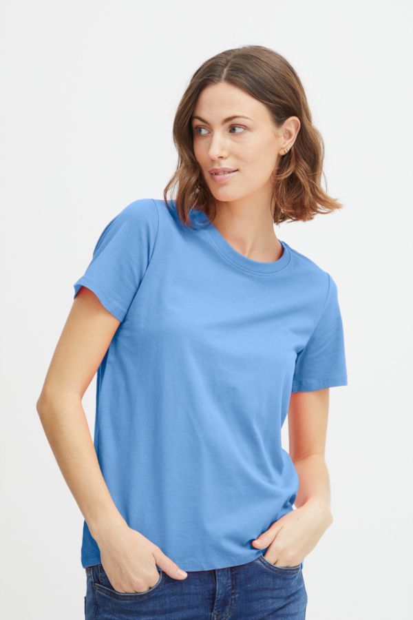 T-SHIRT COL ROND UNI BASIC