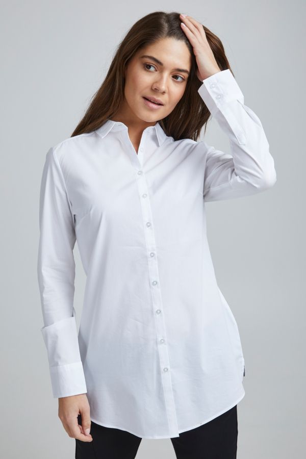 BLOUSE M.L. LONGUE UNIE CLASSIQUE