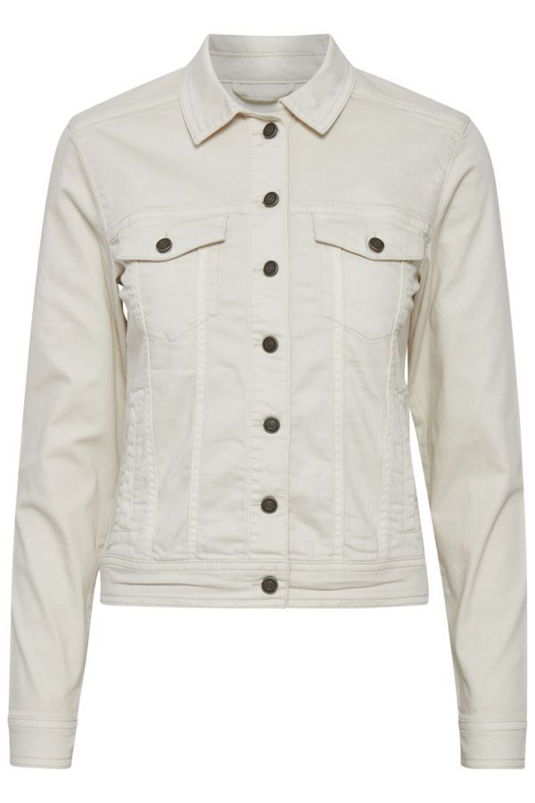 VESTON JEANS DROIT UNI