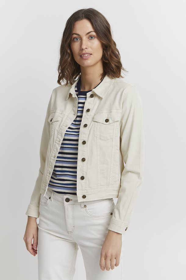 VESTON JEANS DROIT UNI