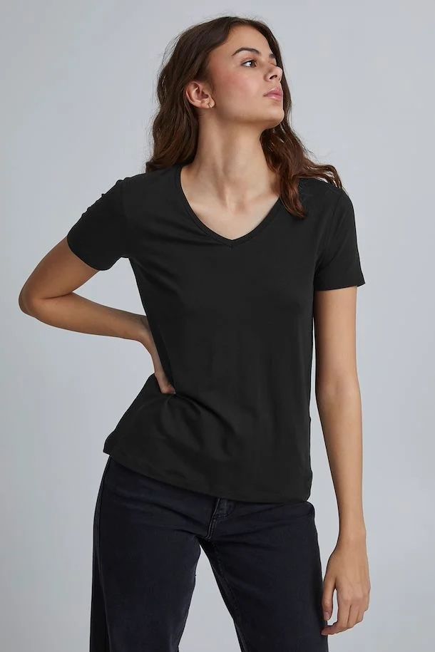 T-SHIRT BASIC V NECK UNI