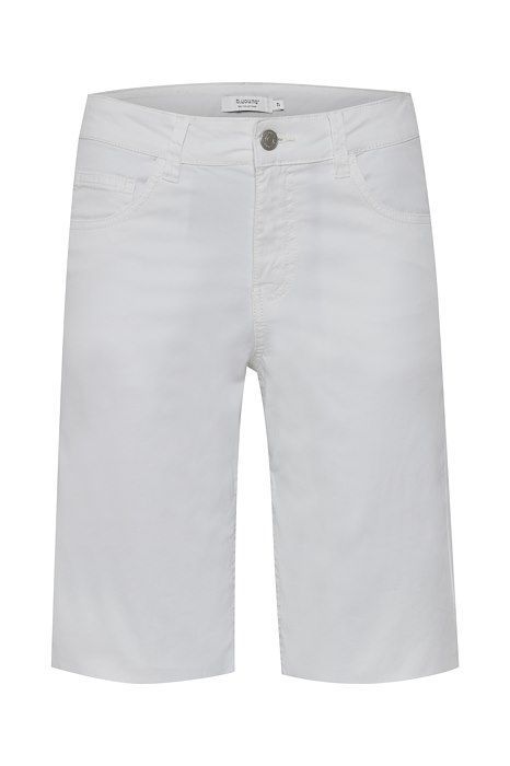 BERMUDAS COTON UNI TAILLE HAUTE