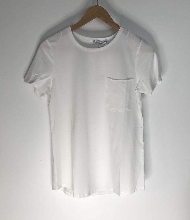 T-SHIRT BASIC PCH POITRINE COL ROND UNI