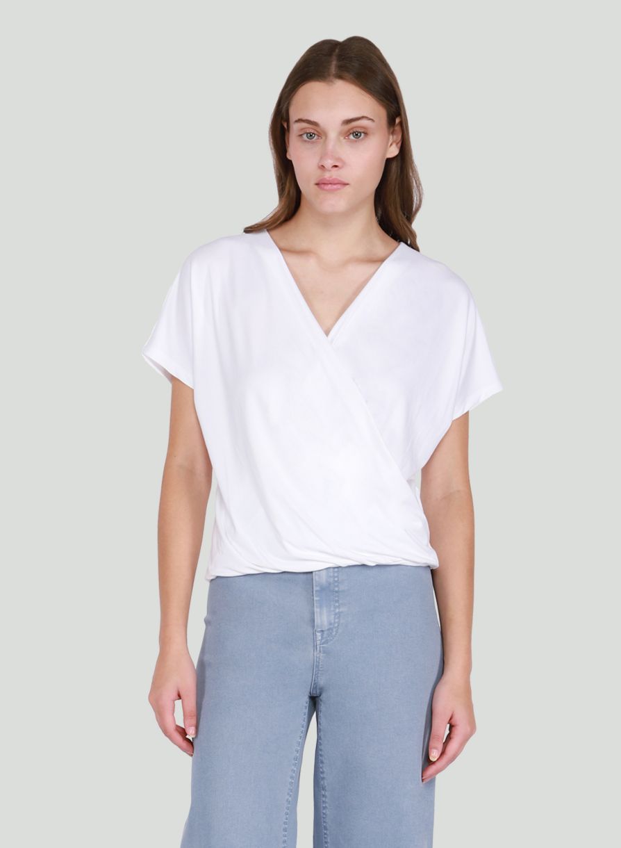 T-SHIRT CACHE COEUR RIB