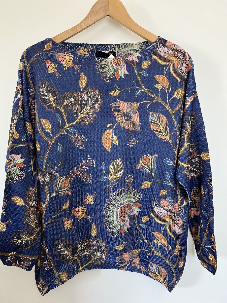 CHANDAIL TRICOT MOTIF POINTES