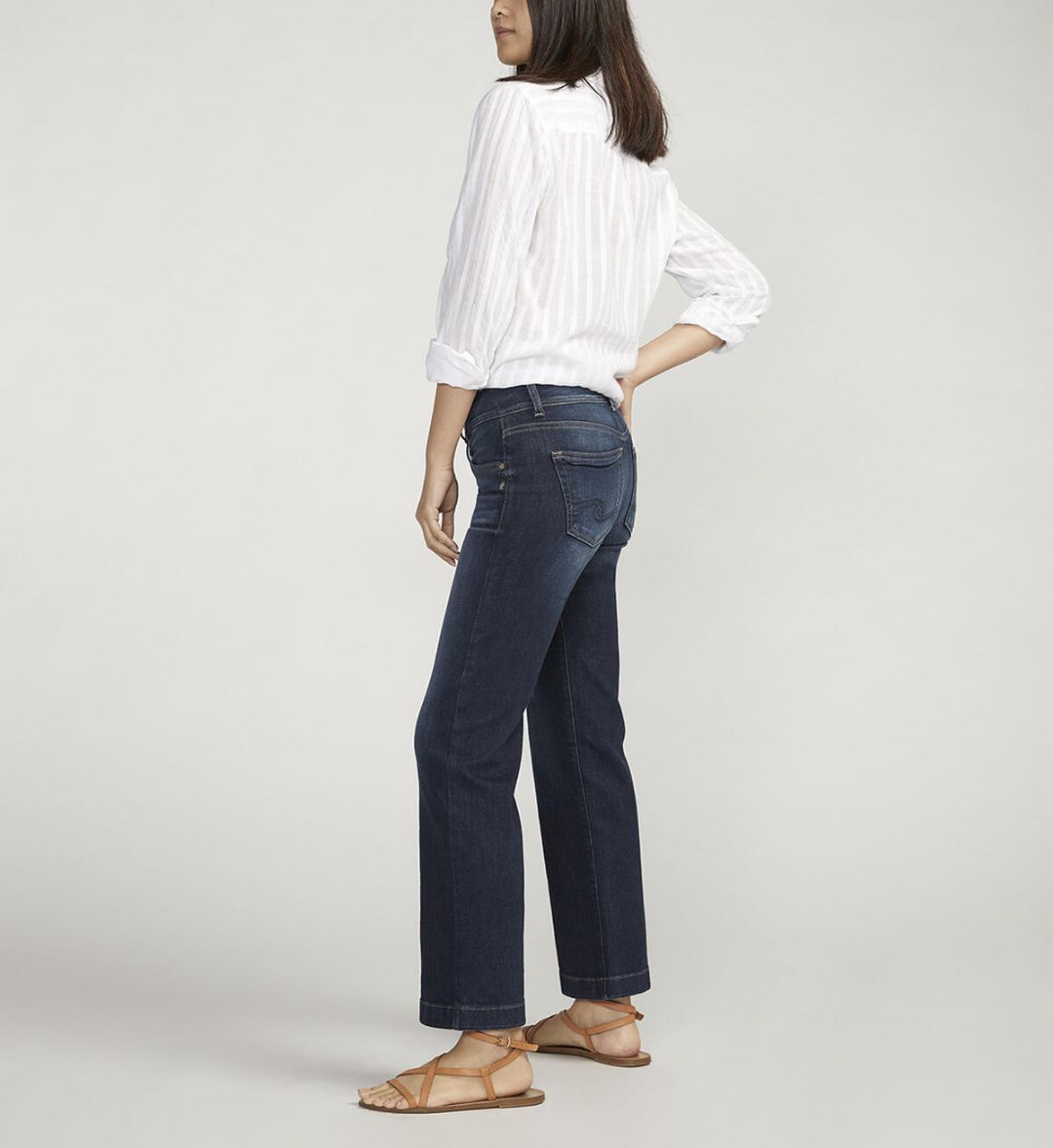 JEANS FLARE SUKI CURVY FIT TROUSER MID